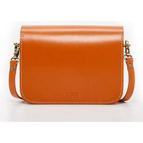 Load image into Gallery viewer, Nanah Light Brown Leather Crossbody Bag - Timeless Elegance
