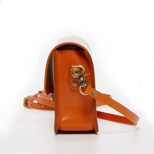 Load image into Gallery viewer, Nanah Light Brown Leather Crossbody Bag - Timeless Elegance
