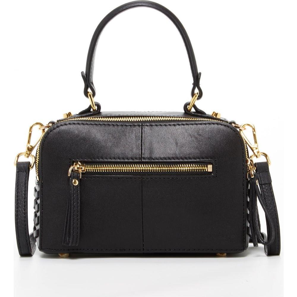 SUSU The Kayla Woven Leather Bag Black - Elegance Redefined