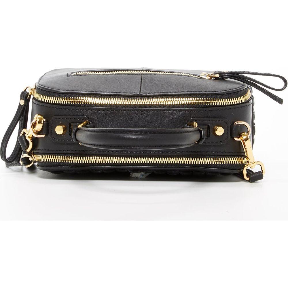 SUSU The Kayla Woven Leather Bag Black - Elegance Redefined