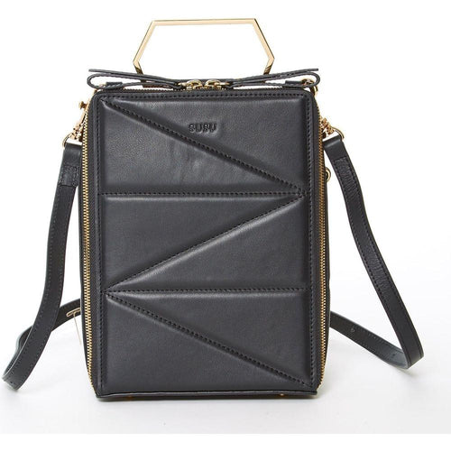 Load image into Gallery viewer, SUSU The Heidi Black Leather Backpack Purse
