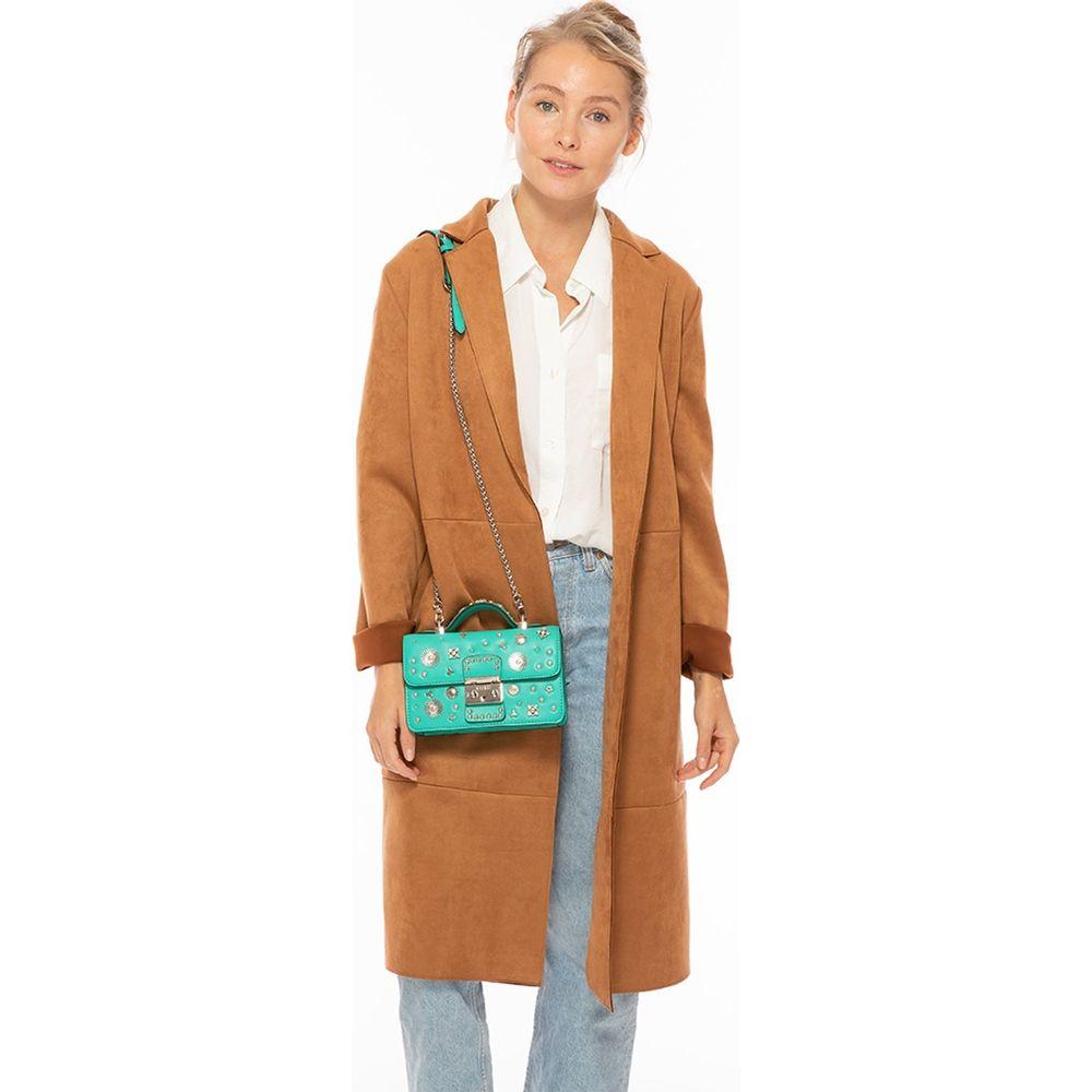 SUSU The Hollywood Green Purse with Studs