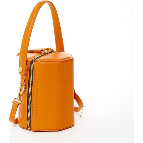 Load image into Gallery viewer, SUSU The Harper Orange Leather Bucket Bag
