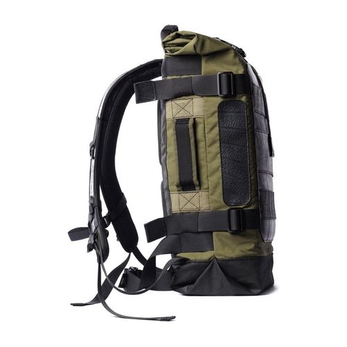 Load image into Gallery viewer, Water Resistant Roll Top Vegan Backpack
