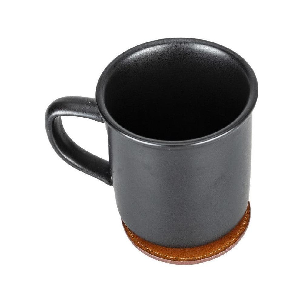 Tucson Genuine Leather Coaster Set of 5 with Holder - Premium Cup Coasters-1