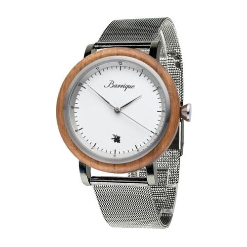 Load image into Gallery viewer, Waidzeit Grapevine Wine Barrel Mesh Gentlemen watch
