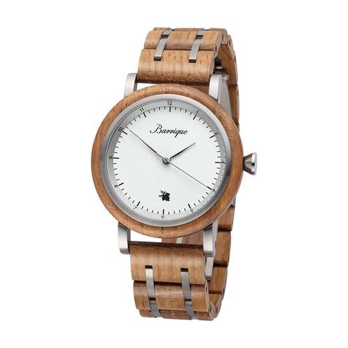 Load image into Gallery viewer, Waidzeit Grapevine Wine Barrel Wooden strap Gentlemen watch
