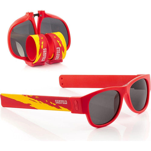 Load image into Gallery viewer, Roll-up sunglasses Sunfold Spain Red-5
