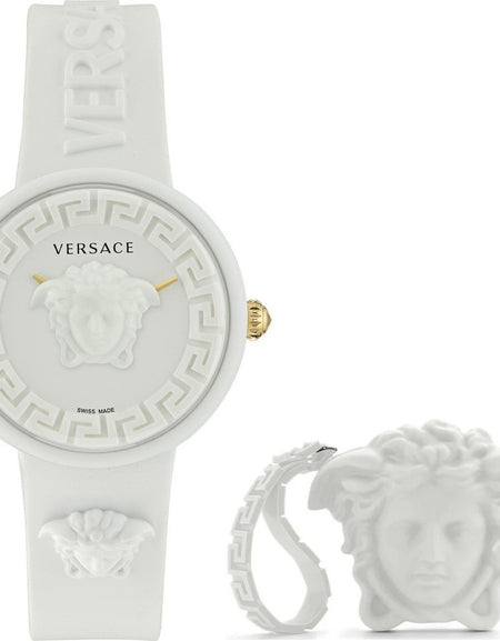 VERSACE Mod. MEDUSA POP + VERSACE WHITE SILICON PURSE-0