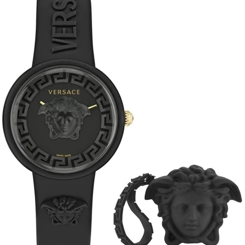 Load image into Gallery viewer, VERSACE Mod. MEDUSA POP + VERSACE BLACK SILICON PURSE-0
