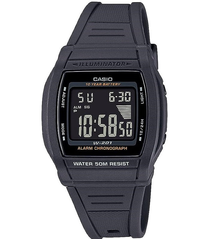 CASIO DIGITAL Mod. SPORT Bold dial. Led light. 10 Year battery-0