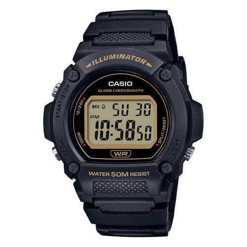 Load image into Gallery viewer, CASIO TIMELESS COLLECTION Mod. SPORT - ILLUMINATOR WR 50M, ALARM, CHRONOGRAPH - BLACK-0
