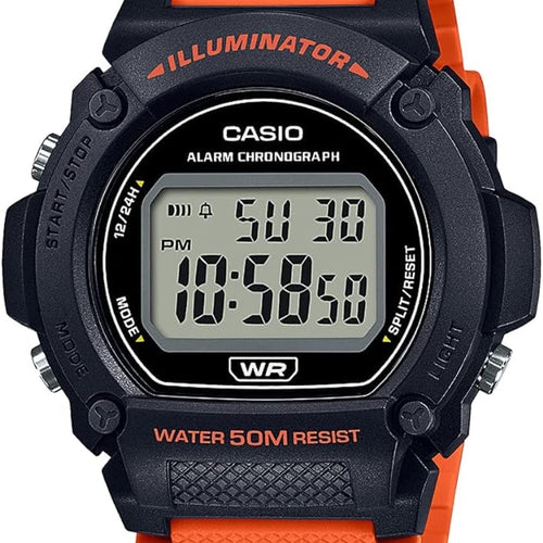 Load image into Gallery viewer, CASIO TIMELESS COLLECTION Mod. SPORT- ILLUMINATOR, WR 50M, ALARM, CHRONOGRAPH - BLACK (Brilliant color strap)-0
