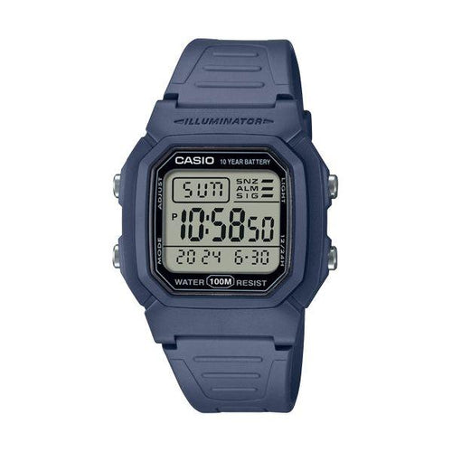 Load image into Gallery viewer, CASIO COLLECTION Mod. DOUBLE TIME, ALARM, CHRONOGRAPH - 10 Year Battery - BLUE AVIO-0
