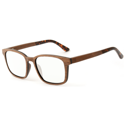 Load image into Gallery viewer, Eli Clear - Wood &amp; Carbon Fibre Glasses
