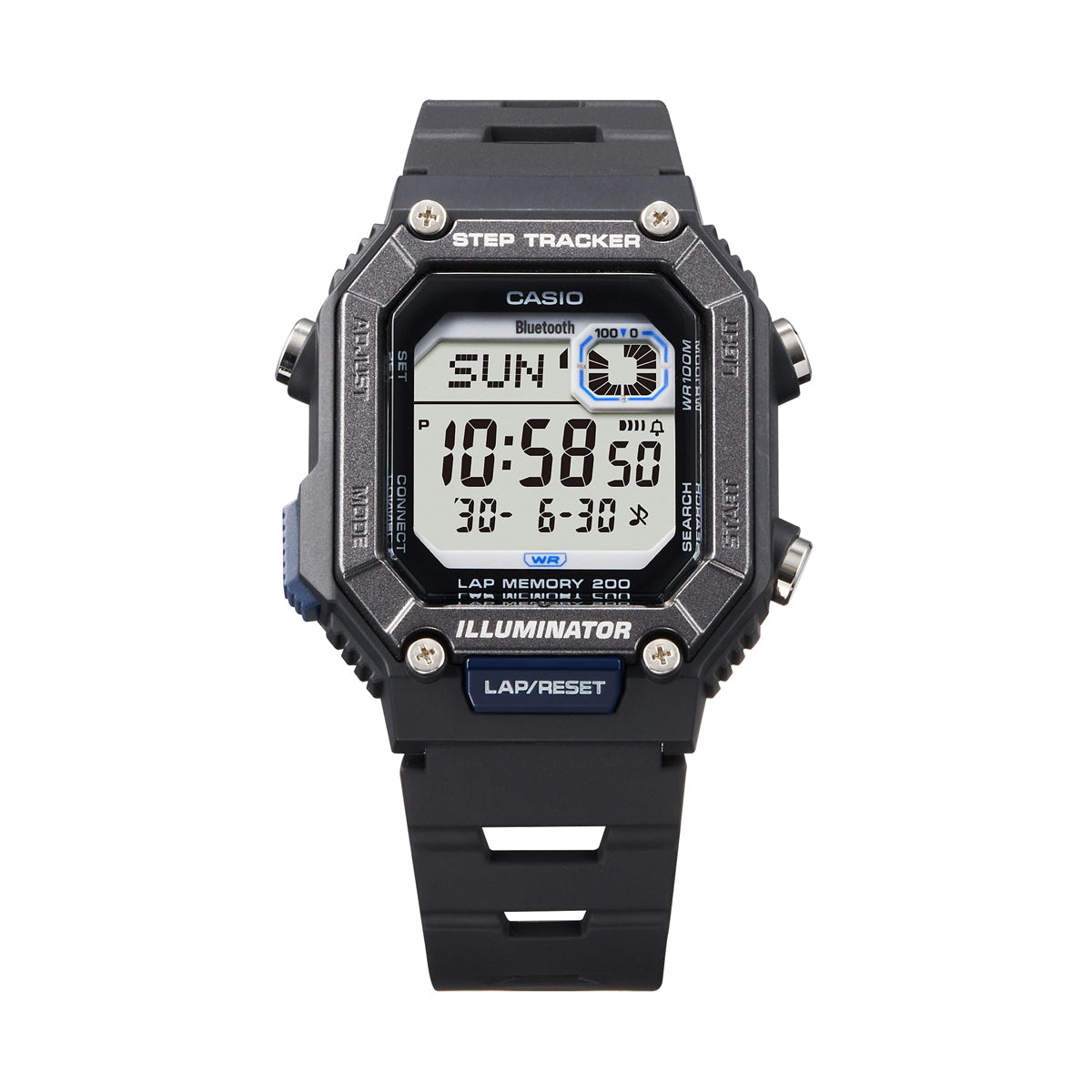 CASIO COLLECTION Mod. STEP TRACKER LAP 200 - BLACK-1