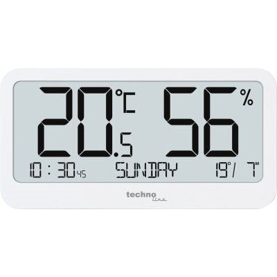 Load image into Gallery viewer, TECHNO LINE Mod. WS9455 - Termometro- igrometro digitale con orologio e data - Digital thermometer- hygrometer with clock and date-0
