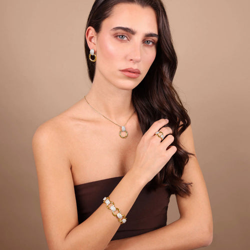 Load image into Gallery viewer, ETRUSCA JEWELS JEWELRY Mod. WSET00866.YG-2
