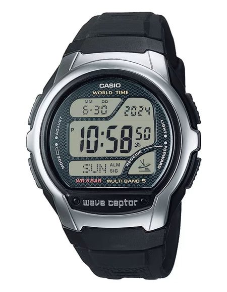 CASIO WAVE CEPTOR - WORLD TIME, RADIO CONTROLLED, Radio signal receiver (EU - USA - Japan)-0