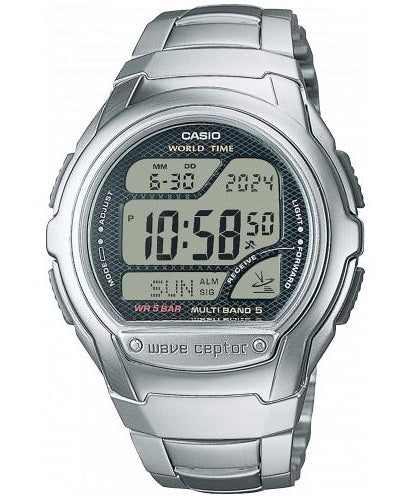 CASIO WAVE CEPTOR - WORLD TIME, RADIO CONTROLLED, Radio signal receiver (EU - USA  - Japan)-0