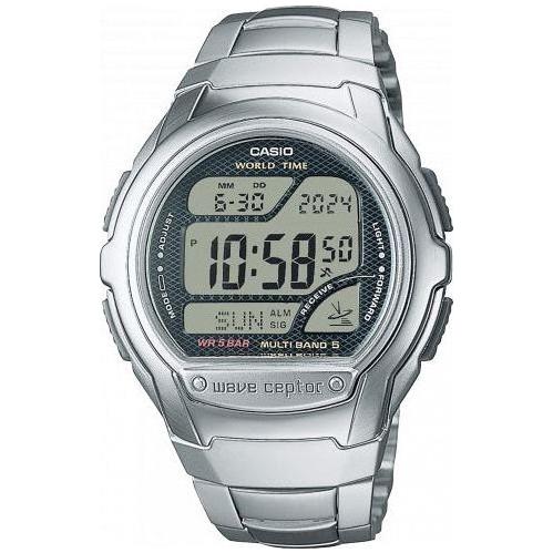 CASIO WAVE CEPTOR - WORLD TIME. RADIO CONTROLLED. Radio signal receiver (EU. USA. Japan)-0