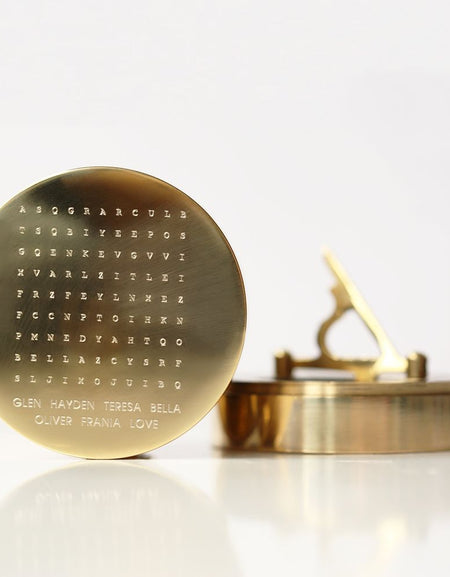 Word Search Nautical Sundial Compass