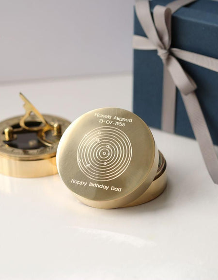 Planets Aligned Nautical Sundial Compass