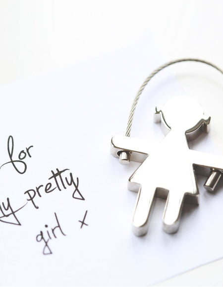 Skipping Sally Key Ring Handwriting Engraving