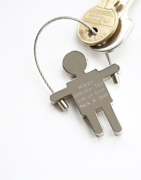 Skipping Sam Key Ring