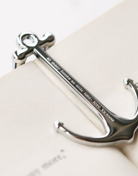 Book Anchor - Silver & Black