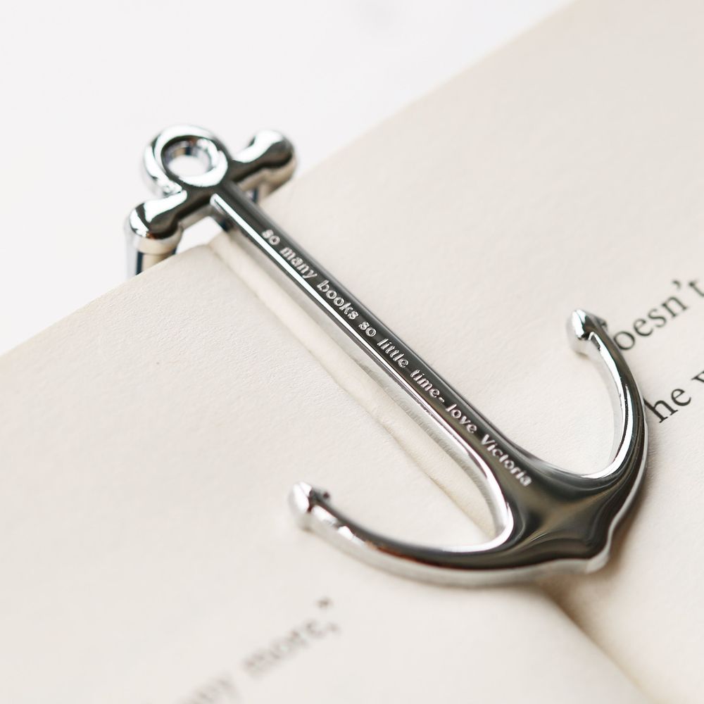 Book Anchor - Silver & Black