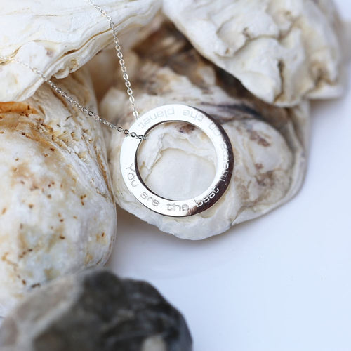 Load image into Gallery viewer, Sterling Silver Halo Necklace
