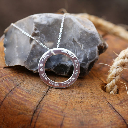 Load image into Gallery viewer, Sterling Silver Halo Necklace
