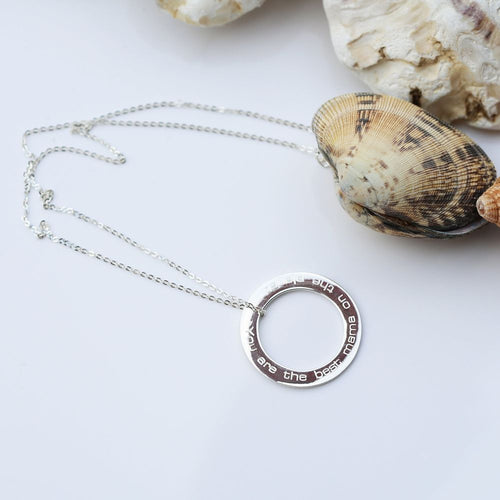 Load image into Gallery viewer, Sterling Silver Halo Necklace
