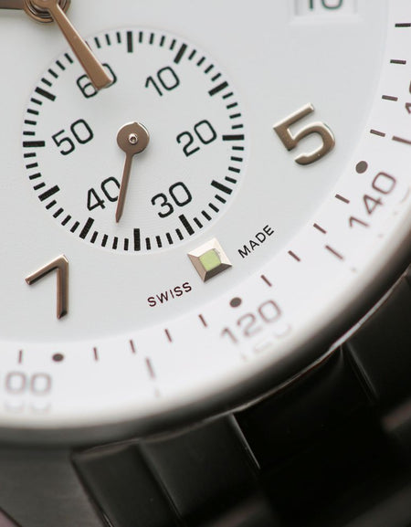 Swiss Made Men's Architect Endeavour - Modern Font Engraving