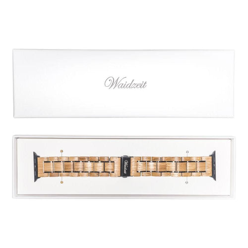 Load image into Gallery viewer, Waidzeit Smartwatch strap - Barrique Wine Barrel suitable for Apple
