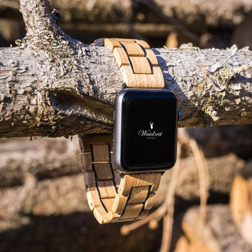 Load image into Gallery viewer, Waidzeit Smartwatch strap - Barrique Wine Barrel suitable for Apple
