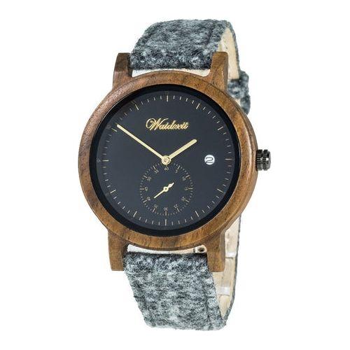 Load image into Gallery viewer, Waidzeit Maximilian Men Black with Loden Strap - A Masterpiece of Elegance

