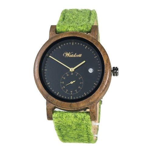 Waidzeit Maximilian Men Black with Loden Strap - A Masterpiece of Elegance