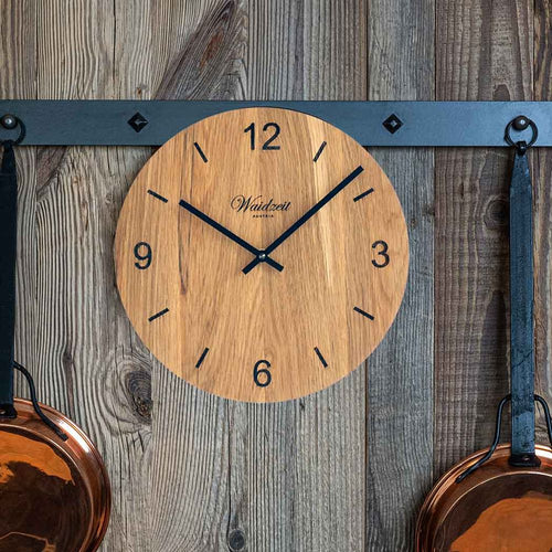 Load image into Gallery viewer, Waidzeit Wall Clock Tempus Oak
