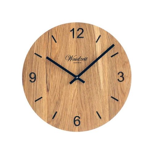 Waidzeit Wall Clock Tempus Oak