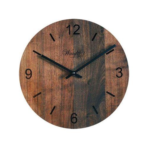 Waidzeit Wall Clock Tempus Walnut