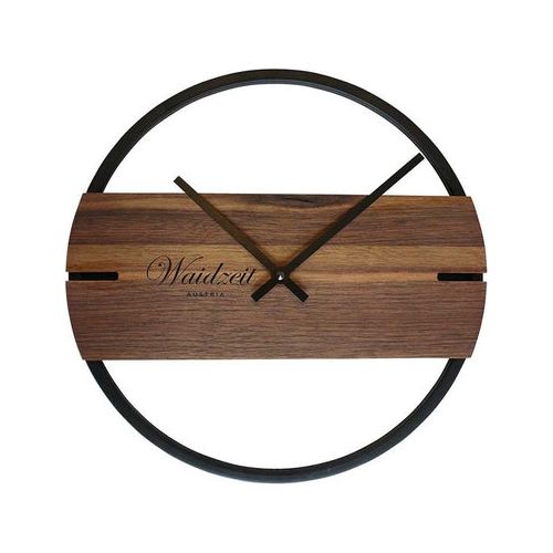 Waidzeit Wall Clock Novum walnut