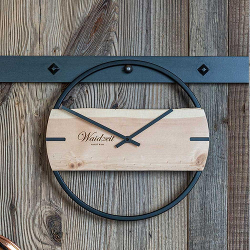 Load image into Gallery viewer, Waidzeit Wall Clock Novum arolla pine
