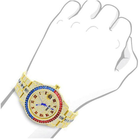 IDIOSYNCRATIC Hip Hop Metal - Exquisite Bling Watch