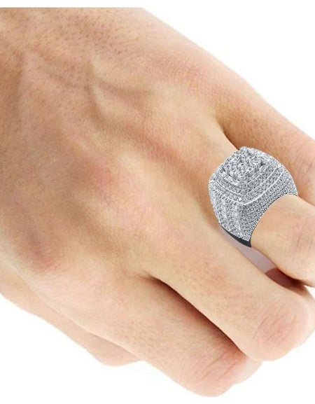 MYSTIQUE Silver Ring - Exquisite Solitary Elegance