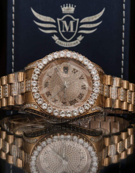 ROCOCO Steel CZ Watch - A Masterpiece of Craftsmanship and Style