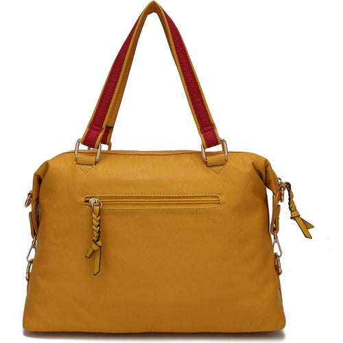 Load image into Gallery viewer, MKF Collection Opal Lightweight Satchel Bag Vegan Leather by Mia K
