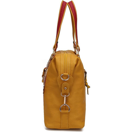 Load image into Gallery viewer, MKF Collection Opal Lightweight Satchel Bag Vegan Leather by Mia K
