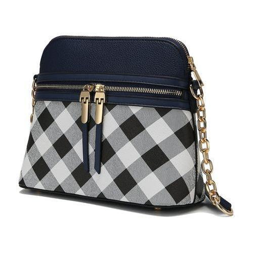 Load image into Gallery viewer, Suki Checkered Crossbody Handbag
